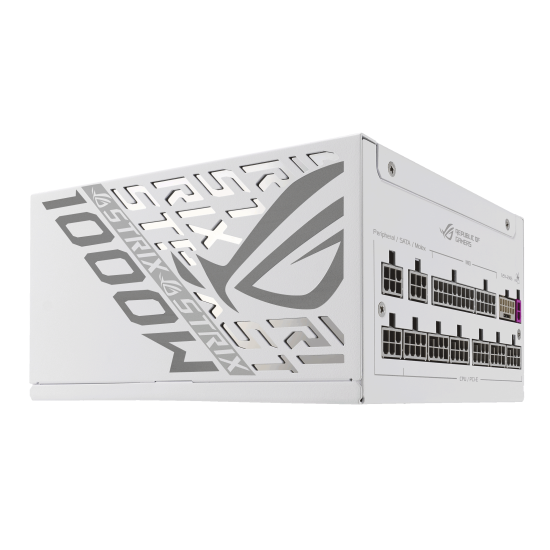 Захранване ASUS ROG STRIX White Edition, 1000W, 80+ Platinum, PCIe 5.1, Fully Modular