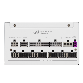 Захранване ASUS ROG STRIX White Edition, 1000W, 80+ Platinum, PCIe 5.1, Fully Modular