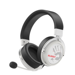 Безжични слушалки A4Tech Bloody МR-590, Bluetooth, 3.5mm, White