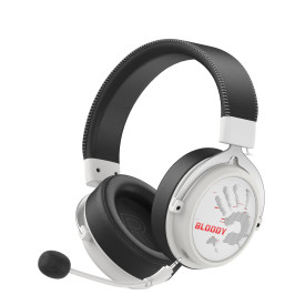 Безжични слушалки A4Tech Bloody МR-590, Bluetooth, 3.5mm, White
