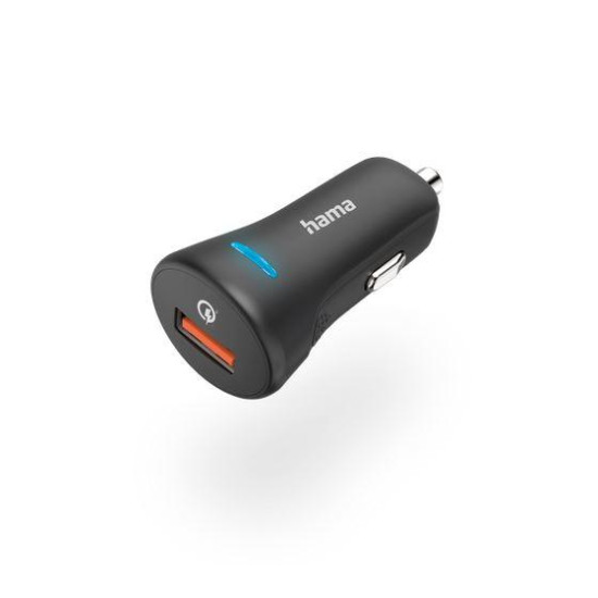 Зарядно за кола HAMA 201633, Qualcomm Quick Charge 3.0, USB-A, 19,5 W, черно