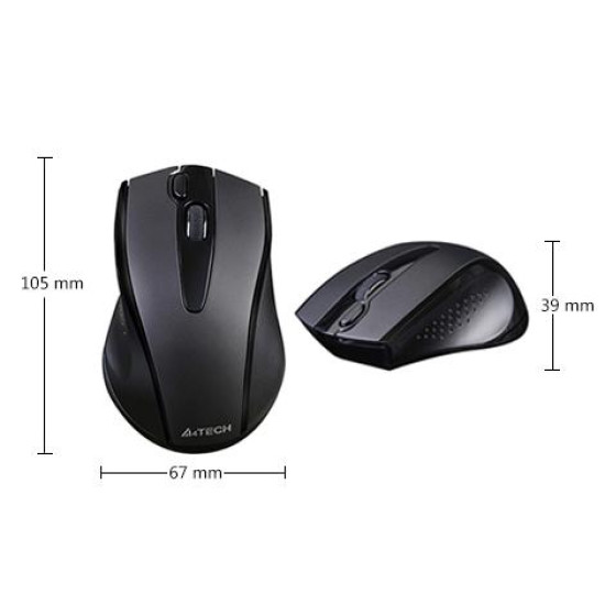 Безжична мишка A4Tech V-Track G9-500FS, Black