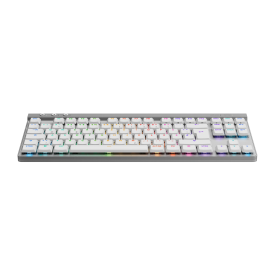 Безжична клавиатура Logitech G515 Lightspeed TKL, Bluetooth, RGB, White