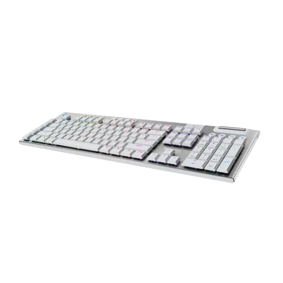 Безжична клавиатура Logitech G915 X Lightspeed TKL, GL Tactile Switch, RGB, White