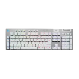 Безжична клавиатура Logitech G915 X Lightspeed TKL, GL Tactile Switch, RGB, White