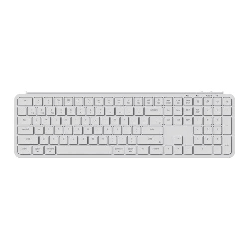 Безжична клавиатура Keychron B6 Pro Ultra-Slim, Bluetooth, Ivory White