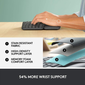 Безжична клавиатура Logitech ERGO K860, Gray