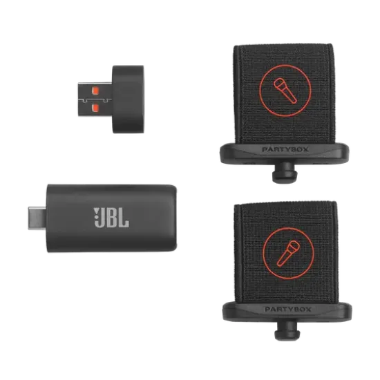 Микрофон JBL EasySing Mics, 30m, 10h, Black (46000620)