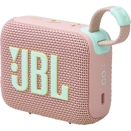 Преносима тонколона JBL GO 4, 4.2W, Pink