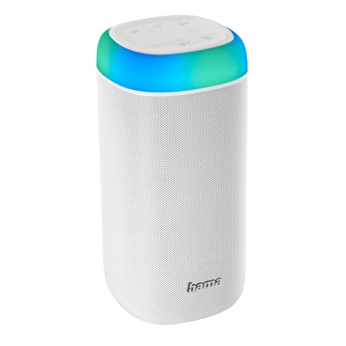 Преносима тонколона HAMA Shine 2.0, 30W, LED, Водоустойчива, White