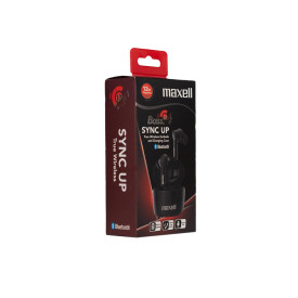 Безжични слушалки Maxell Bass13, TWS, Bluetooth 5.0, Black (ML-AH-B13-TWB)
