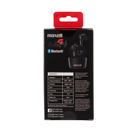 Безжични слушалки Maxell Bass13, TWS, Bluetooth 5.0, Black (ML-AH-B13-TWB)