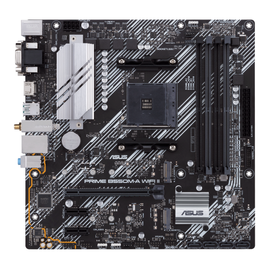 Дънна платка ASUS Prime B550M-A WIFI II, socket AM4 Дънна платка ASUS Prime B550M-A WIFI II, socket AM4