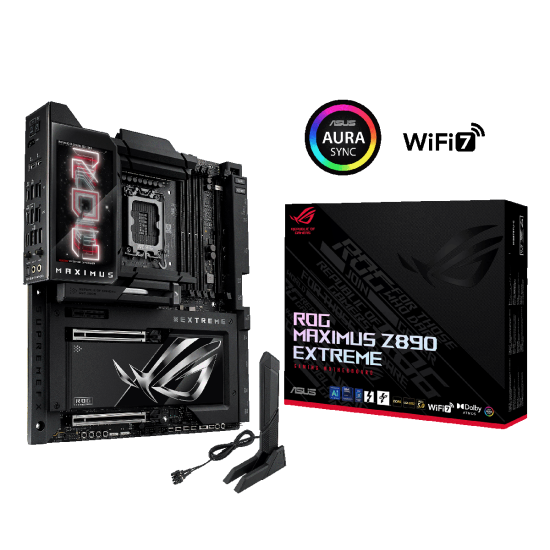 Дънна платка ASUS ROG MAXIMUS Z890 EXTREME, E-ATX, LGA1851, DDR5, PCIe 5.0, USB Type-C