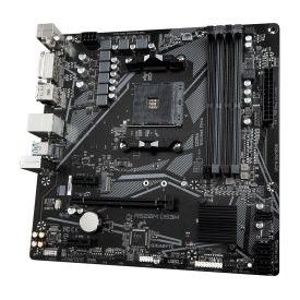 Дънна платка GIGABYTE A520M-DS3H V2, Socket AM4, mATX, 4x DDR4, PCIe 3.0
