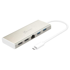 Докинг станция j5 create JCD381, USB-C, 2x HDMI, USB 3.1, PD 2.0, LAN