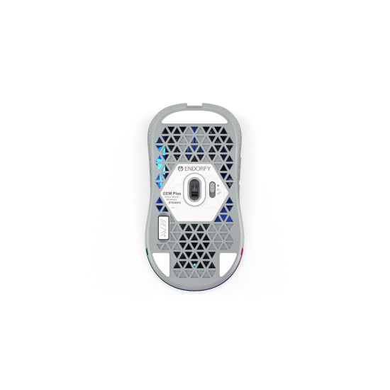 Безжична мишка ENDORFY Gem Plus, RGB, Onyx White