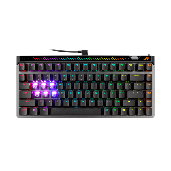 Клавиатура ASUS ROG Falchion Ace 75 HE, 75%, ROG HFX V2 Magnetic Switch, RGB, Black (90MP047H-BKUA20)