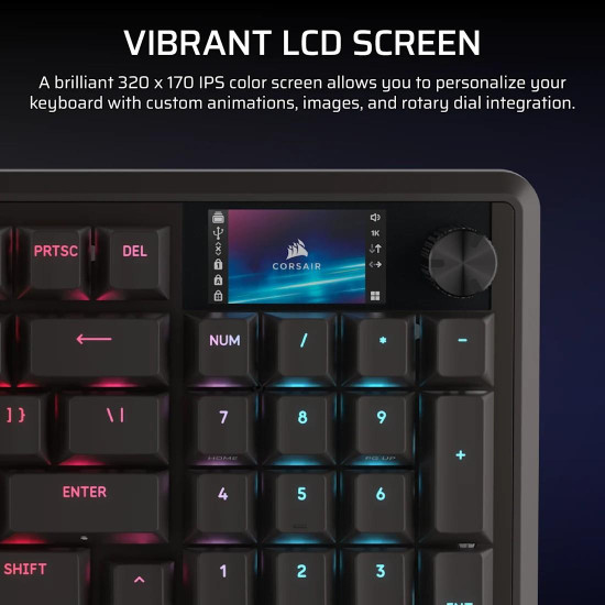 Клавиатура Corsair Vanguard Pro 96, Hall Effect, Hyperdrive Magnetic Switch