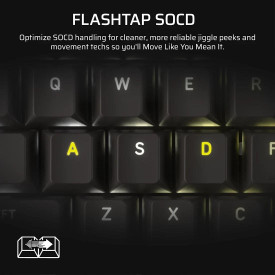 Клавиатура Corsair Vanguard Pro 96, Hall Effect, Hyperdrive Magnetic Switch