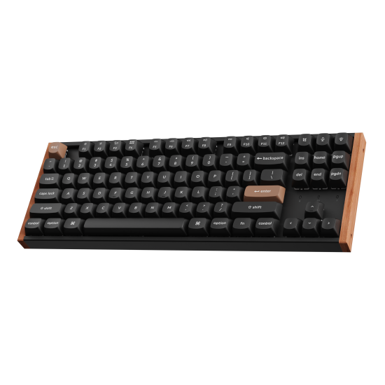 Безжична клавиатура Keychron K8 HE Magnetic Switch, Black Special Edition, Nebula суичове, Black