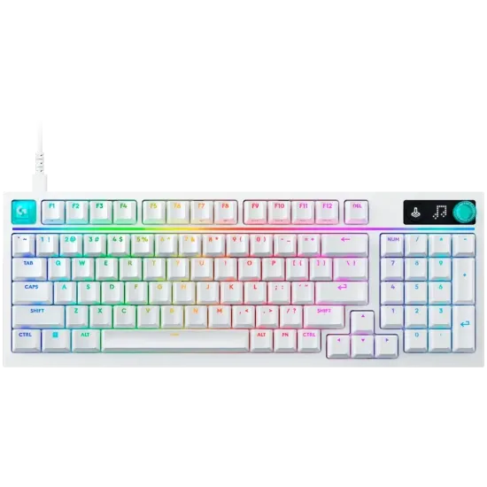 Клавиатура Logitech G316 X 98, Hot-Swappable Tactile Switch, White