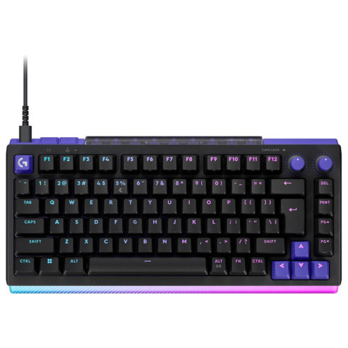 Клавиатура Logitech G512 X 75, 75%, Dual Swap Tactile Switch, RGB, Black (920-013934)