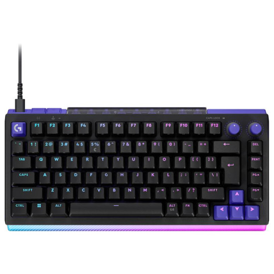 Клавиатура Logitech G512 X 75, 75%, Dual Swap Tactile Switch, RGB, Black (920-013934)