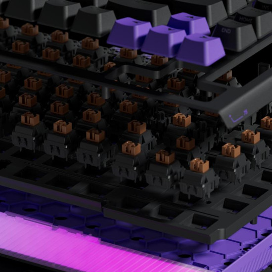 Клавиатура Logitech G512 X 75, 75%, Dual Swap Tactile Switch, RGB, Black (920-013934)