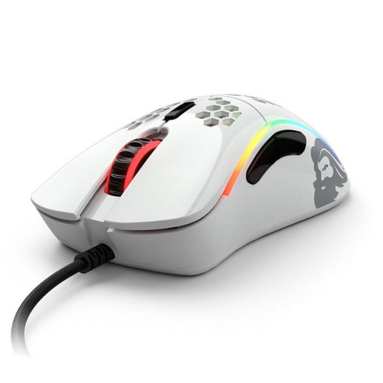 Безжична мишка Glorious Model D, Glossy White, RGB