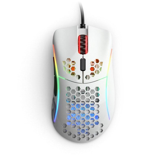 Безжична мишка Glorious Model D, Glossy White, RGB