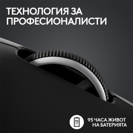 Безжична мишка Logitech G Pro X Superlight 2, 44000 DPI, 8000Hz, Black (910-006631)