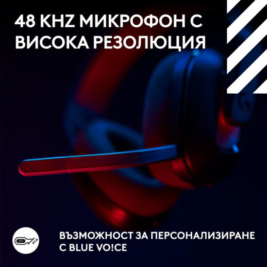Безжични слушалки Logitech ASTRO A20 X LIGHTSPEED, с микрофон, Black (939-002247)