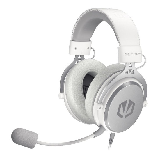 Слушалки ENDORFY Viro, USB, 7.1 Surround sound, Onyx White