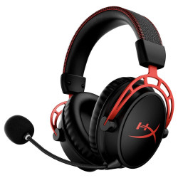 Безжични слушалки HyperX Cloud Alpha Wireless, Red/Black