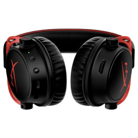 Безжични слушалки HyperX Cloud Alpha Wireless, Red/Black