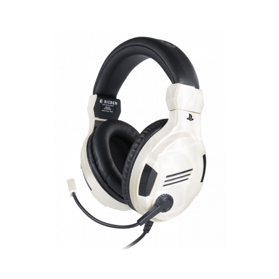 Слушалки Nacon Bigben PS4 Official Headset V3, USB, Mic, White