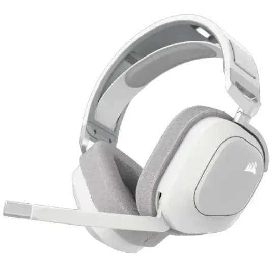 Безжични слушалки Corsair HS80 MAX WIRELESS Gaming Headset, White