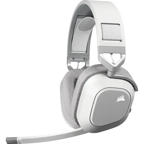 Безжични слушалки Corsair HS80 MAX WIRELESS Gaming Headset, White