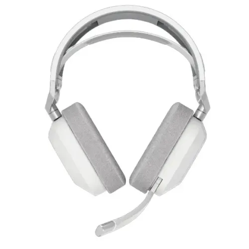 Безжични слушалки Corsair HS80 MAX WIRELESS Gaming Headset, White
