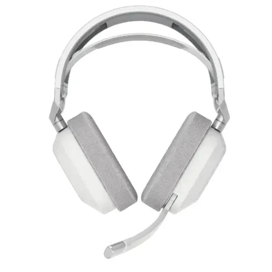 Безжични слушалки Corsair HS80 MAX WIRELESS Gaming Headset, White