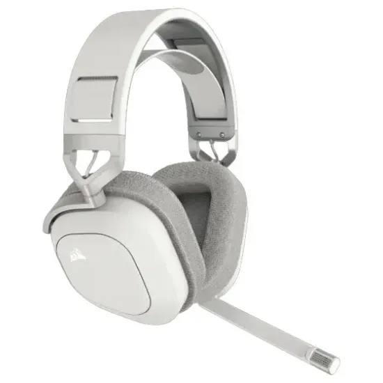 Безжични слушалки Corsair HS80 MAX WIRELESS Gaming Headset, White