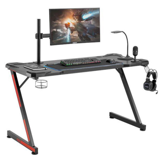 Геймърско бюро Nemesis II Black/Red