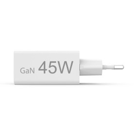 Зарядно HAMA 201993, 45 W, 1x USB-C - 1x USB-A, PD, бяло