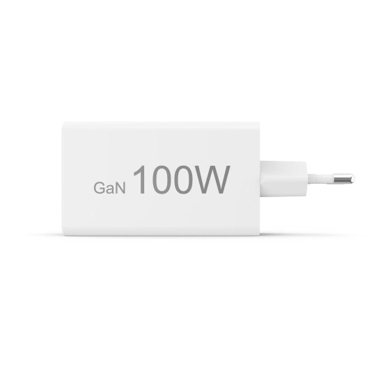 Зарядно HAMA 201997, 100W GaN, 2xUSB-C PD, 1xUSB-A QC