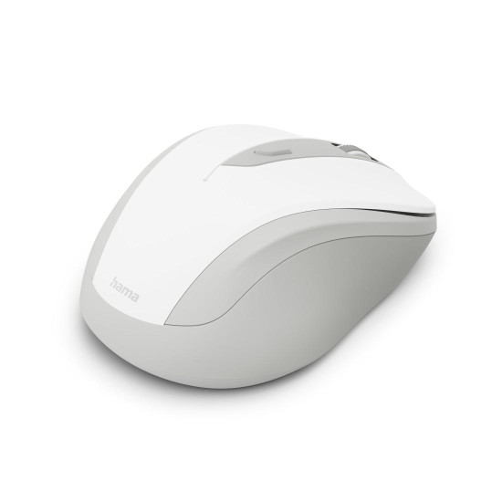 Безжична мишка HAMA WM-400, 6 бутона, тиха, White