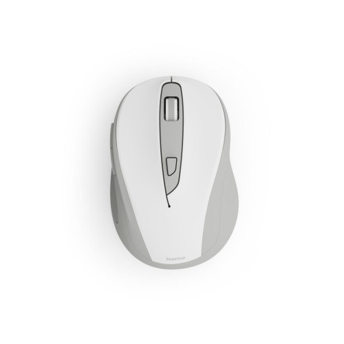 Безжична мишка HAMA WM-400, 6 бутона, тиха, White