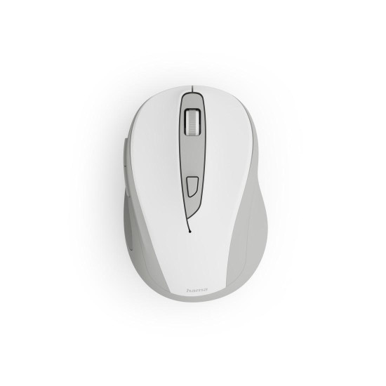 Безжична мишка HAMA WM-400, 6 бутона, тиха, White