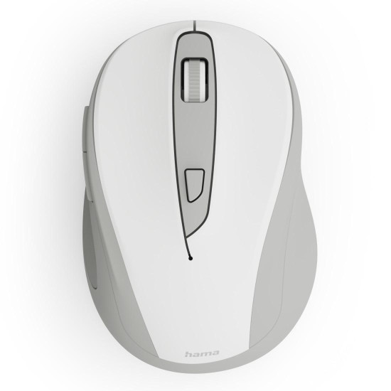Безжична мишка HAMA WM-400, 6 бутона, тиха, White