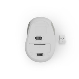 Безжична мишка HAMA WM-400, 6 бутона, тиха, White